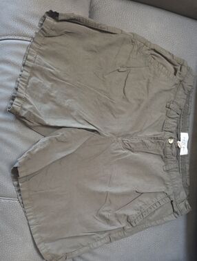 ❤️5for$25 Sag Harbor Olive Flat-Front Cotton Shorts